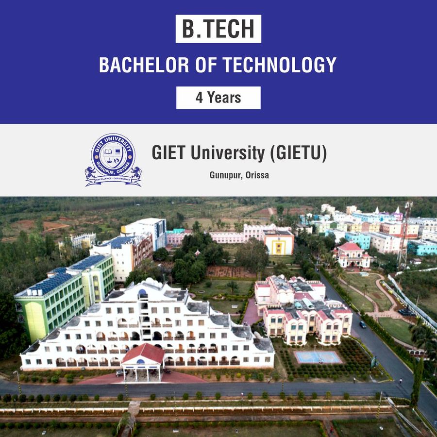 Bachelor of Technology [B.Tech] (Computer Science) at Giet University , Orissa - Other